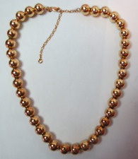 COLAR GARGANTILHA FEMININO PRATA ESTERLINA 925 40 GRAMAS BANHADO A OURO CORRENTE DE CONTAS 18", usado comprar usado  Enviando para Brazil