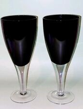 Black wine glasses for sale  FELIXSTOWE