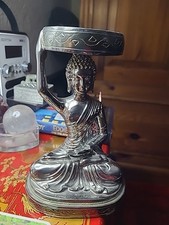 Silver coloured buddha for sale  NEWPORT