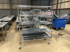Commercial shelf metal for sale  TETBURY