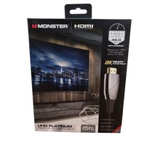 Cabo HDMI Monster UHD Platinum fibra óptica 15 pés - Novo, mas caixa aberta comprar usado  Enviando para Brazil