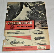 De colección 1961 1962 Iskenderian Racing Cam Catálogo Árbol de levas Piezas Manual Hotrod segunda mano  Embacar hacia Mexico