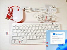 RARO Raspberry Pi 400 com Windows 11 Pro 4GB RAM 128GB SD kit de cartão TESTADO comprar usado  Enviando para Brazil