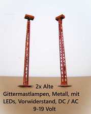 Metall gittermastlampen led gebraucht kaufen  Brüssow