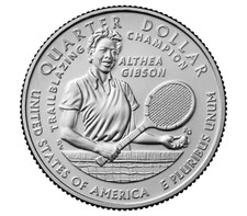 EE. UU. - 2025P - Washington 1/4 $ - Althea Gibson - Directo de EE. UU. Como nuevo Preventa segunda mano  Embacar hacia Mexico