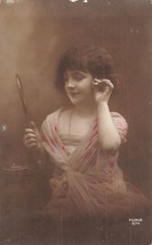 Women hand mirror d'occasion  Expédié en Belgium