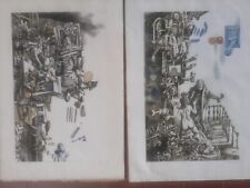 Due litografie rudi usato  Tivoli