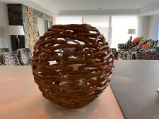Driftwood globe hurricane for sale  STAFFORD