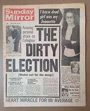 Sunday mirror newspapers for sale  LLANDOVERY