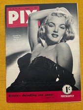 REVISTA MARILYN MONROE PIX AGOSTO 1951 Impressionante início Aust. capa COMO NOVA CONDIÇÃO. comprar usado  Enviando para Brazil