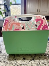 RARO Retro Igloo Playmate Elite 16 Qt Cooler Isolado Plástico Flamingo comprar usado  Enviando para Brazil