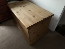 pine chest trunk box for sale  OXTED