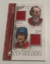 CARTÃO JERSEY PORTA-COPOS CANECA GUY LAFLEUR / STEVE SHUTT ITG 2014 LORD STANLEYS., usado comprar usado  Enviando para Brazil