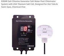 Clorador de sal compacto de titânio com temporizador - mantenha a água limpa sem esforço comprar usado  Enviando para Brazil