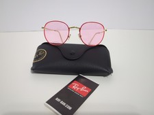 Óculos de sol Ray-Ban RB 3475 53 18 - 138 rosa lente ouro redondo estojo Itália arranhões, usado comprar usado Óculos de sol Ray-Ban RB 3475 53 18 - 138 rosa lente ouro redondo estojo Itália arranhões, usado comprar usado  Enviando para Brazil