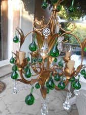 Superbe lustre feuillles d'occasion  Cagnes-sur-Mer