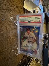 2021 Bowman Chrome Saphire Blaze Jordan Rookie Auto PSA 10 (GEM MT), 1º Bowman comprar usado  Enviando para Brazil