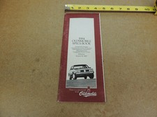 1984 oldsmobile dealer for sale  Webster