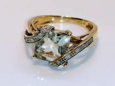9ct gold aquamarine for sale  THORNTON-CLEVELEYS