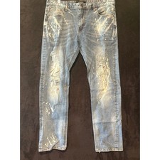 Akoo distressed denim for sale  Longs