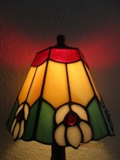 Tischlampe buntglas schirm gebraucht kaufen  Wesel