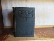 Old MILLING-MACHINE PRACTICE AND WORK Book POWER TOOLS METAL-WORK MACHINERY SHOP comprar usado Old MILLING-MACHINE PRACTICE AND WORK Book POWER TOOLS METAL-WORK MACHINERY SHOP comprar usado  Enviando para Brazil