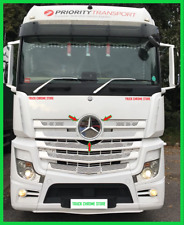 Mercedes ACTROS MP4/MP5 dentro do logotipo cromado aço inoxidável 1 conjunto. comprar usado  Enviando para Brazil
