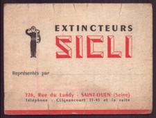 Business card sicli d'occasion  Expédié en Belgium