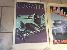 Affiche bugatti poster d'occasion  Crépy-en-Valois