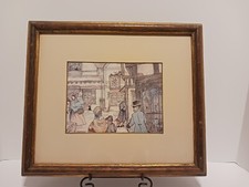 Rare vintage lithograph for sale  Derby