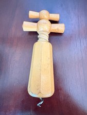 Vintage wooden corkscrew for sale  PORT TALBOT