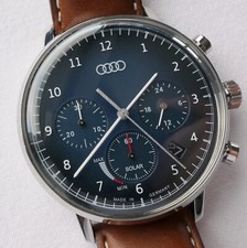 Audi Classic Aviator Pilot S Line acessório de carro esporte Alemanha relógio cronógrafo comprar usado  Enviando para Brazil