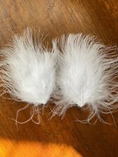 Pair feather fascinator for sale  ISLEWORTH