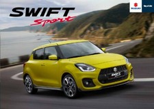 2019 MY Suzuki Swift Sport 12 / 2018 brochure catalogue Pologne Poland na sprzedaż  PL