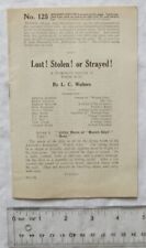 Vintage lost stolen for sale  STOKE-ON-TRENT