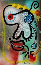 Paul kostabi acrilico usato Paul kostabi acrilico usato  Paola
