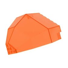 1x panele okienne Lego 10x10x12 przezroczyste neon pomarańczowe szyba 6983 2409, używany na sprzedaż  Wysyłka do Poland