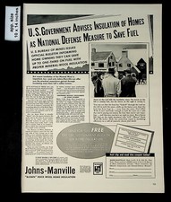 1941 johns manville for sale  Stockton