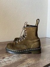 Green martens suede for sale  HUNTINGDON