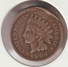Moeda de um centavo rara Old West 1904 cabeça de índio coleção americana escudo centavo EUA comprar usado  Enviando para Brazil