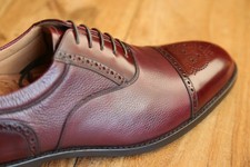 Loake burgundy leather for sale  SUTTON COLDFIELD