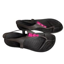 Chinelos femininos Crocs Aliana vintage originais raros tamanho 9 marrom comprar usado  Enviando para Brazil