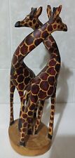 Coppia giraffe scultura usato  Teano