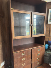Tall cabinet glass for sale  MITCHAM