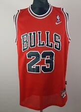 Camiseta de basquete masculina Michael Jordan #23 Chicago Bulls Nike vermelha tamanho G comprimento+2 comprar usado  Enviando para Brazil