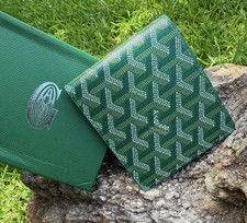 Goyard green bifold for sale  Natchitoches