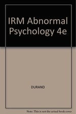 Irm abnormal psychology d'occasion  Expédié en Belgium