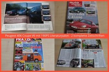 Peugeot 406 Coupe V6 mit 190PS Literaturpaket - 2 komplette Zeitschriften comprar usado  Enviando para Brazil