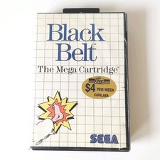 Black Belt SEGA Master System completo na caixa com manual PAL *Testado* aluguel antigo  comprar usado  Enviando para Brazil