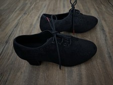 Tanzschuhe leder schwarz gebraucht kaufen  Saal a.d.Donau